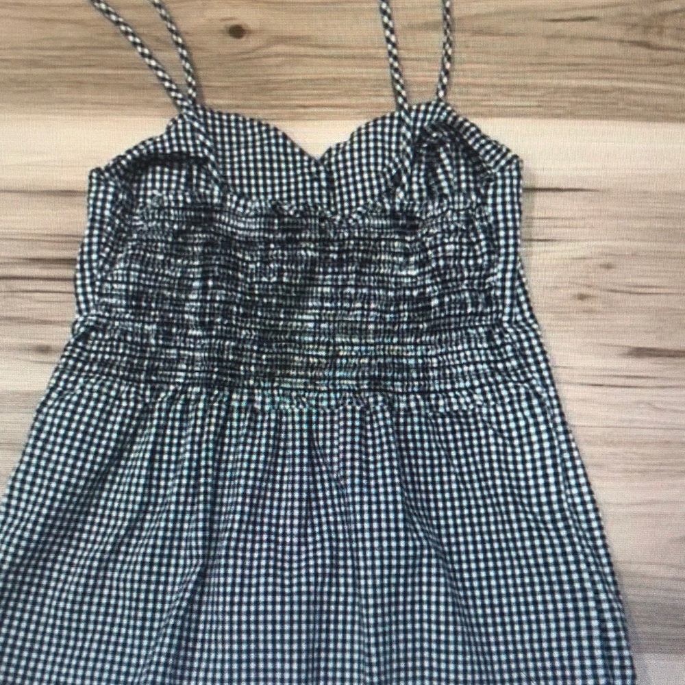 Potter's Pot Black and White Checkered Tank Top